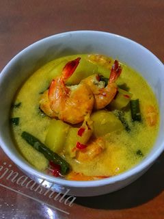 Foto resep Gulai udang kentang kacang panjang