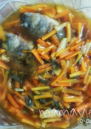Foto resep Kerapu Asam Manis Tabur Wortel