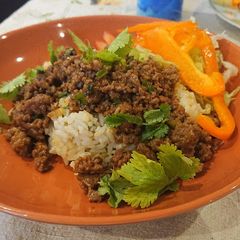 A picture of Asian Beef Bowls.
