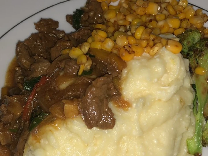 Cara Mudah Menyiapkan Resep Mashed Potato dan Beef Teriyaki Ala-Ala yang Uenak Anti Ribet, Uenak Banget
