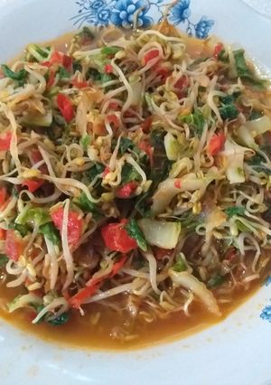 Foto resep Tumis toge pedas manis