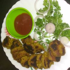 A picture of Raw banana cutlet.