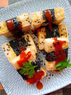 【簡易快速15分鐘】韓式酥脆豆腐 的食譜成品照片