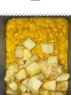 Una foto de Garbanzos con papas fritas