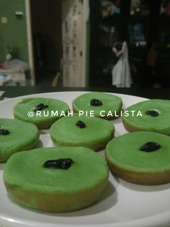 Foto resep Kue lumpur kentang pandan