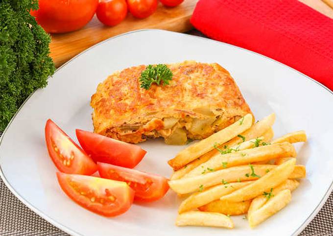 Resep Omelet Jamur Kentang