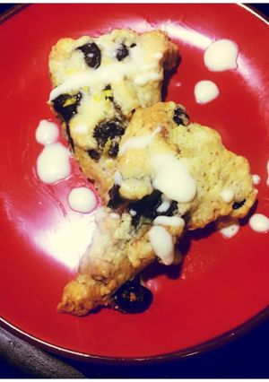 A picture of Blueberry Lemon Scones.