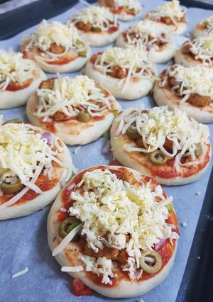 صورة لوصفة ميني بيتزا 🍕