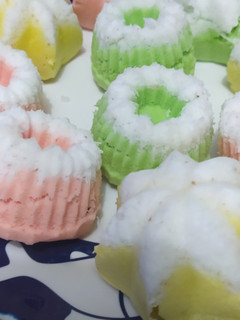 Foto resep Kue putu ayu warna warni