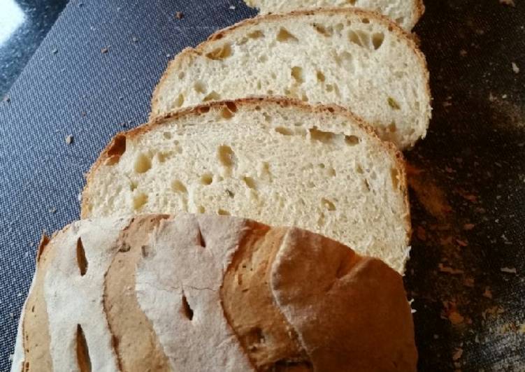 Bagaimana Menyiapkan Olive sourdough bread Anti Gagal
