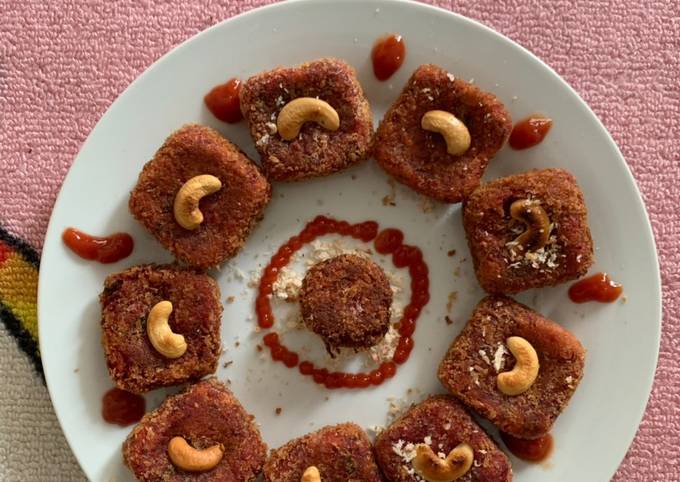 Beetroot and carrot Cutlets made by me 😊 Recipe