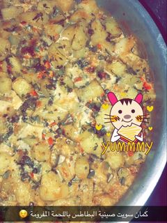 صورة لوصفة صينية البطاطس باللحمة المفرومة 🤤