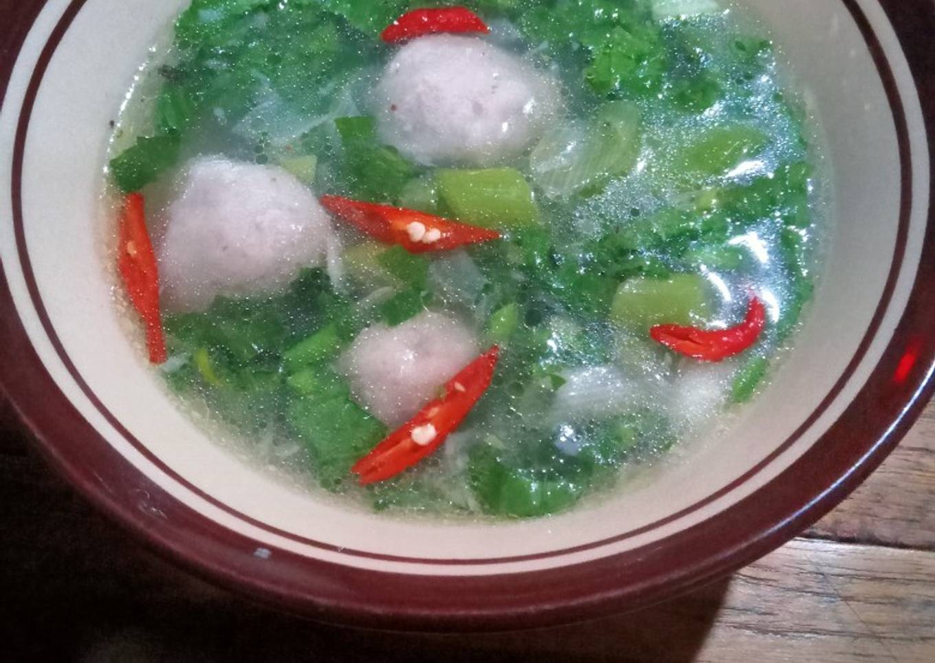 Bakso kuah segar