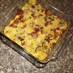 A picture of Simple Breakfast egg Lasagna.