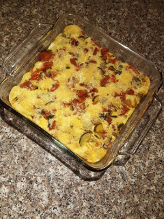A picture of Simple Breakfast egg Lasagna.