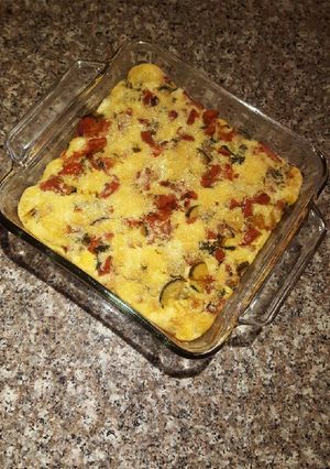 A picture of Simple Breakfast egg Lasagna.