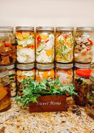 Hình của món Rau củ muối Thập Cẩm.