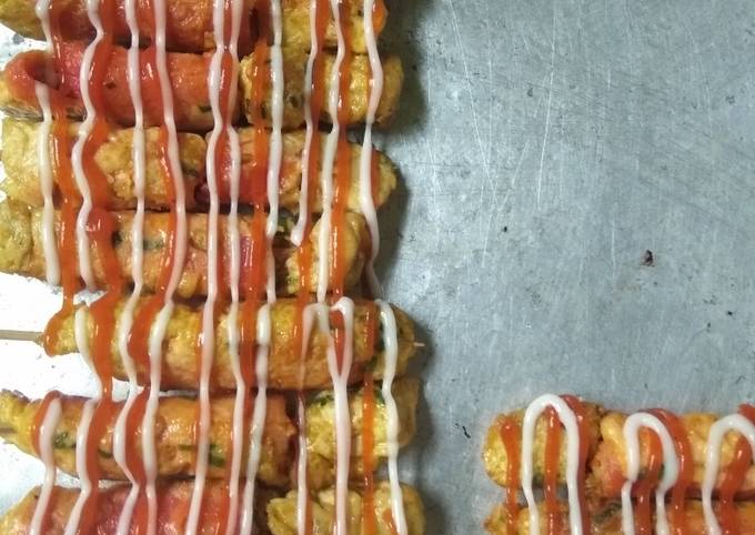 Resep Sosis telur (sostel) sayur ekonomis layak jual Anti Gagal