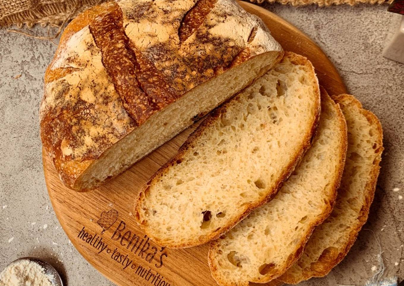 Artisan / Rustic Bread untuk Pemula!