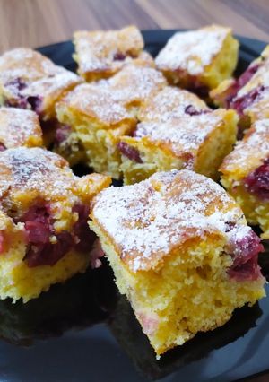 Gyors meggyes recept fotója