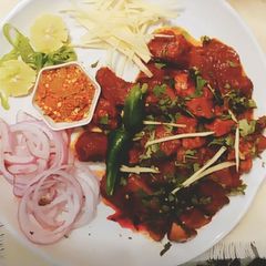A picture of Tawah  chicken karia 😋.