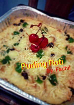 Foto resep puding roti (pudeng)