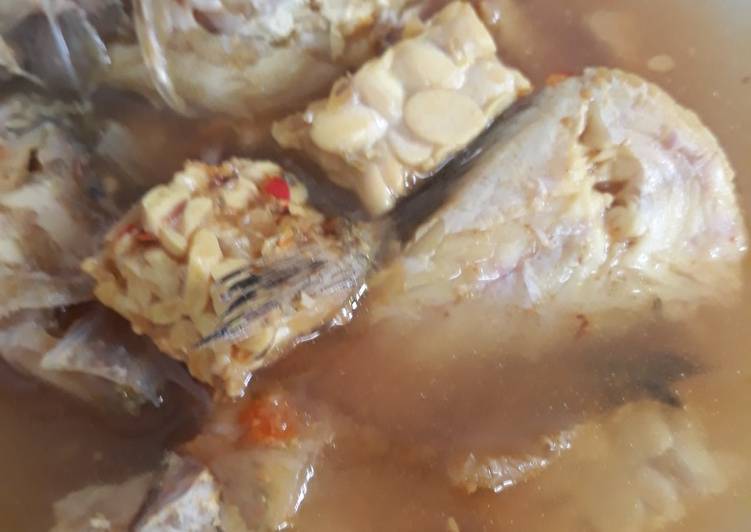 Resep Mudah Garang asem ikan kerapu campur tempe Enak dan Sehat