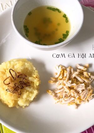 Hình của món Cơm gà Hội An.