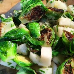 A picture of Brussels Sprouts Salad.