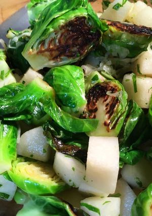 A picture of Brussels Sprouts Salad.