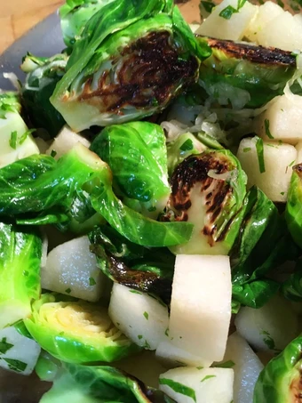 Easy Steps Prepare|Recipe} Brussels Sprouts Salad the So Delicious