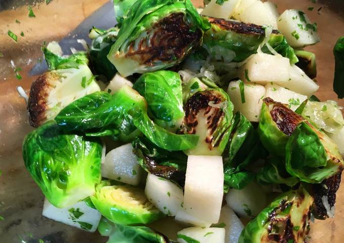 Steps to Make Award-winning Brussels Sprouts Salad