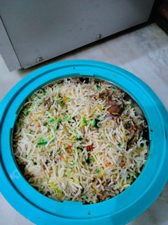 तिरंगा चिकन बिरयानी (tiranga chicken biryani reicpe in Hindi) रेसिपी मुख्य फोटो