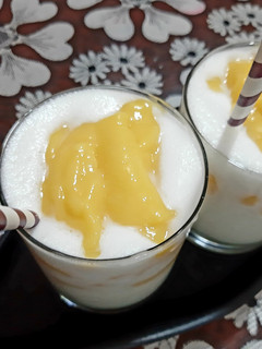 A picture of Mango lassi.