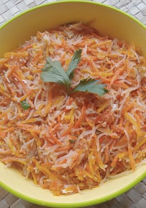 Foto resep Cah wortel bihun (isian risol/lumpia)