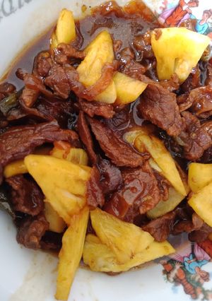 Foto resep Beef Nanas Teriyaki Ala-ala