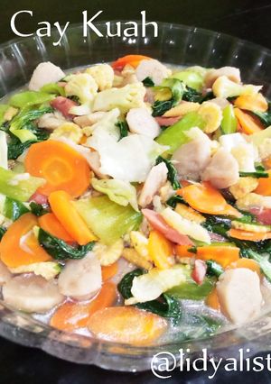 Foto resep 20. Cap Cay Kuah