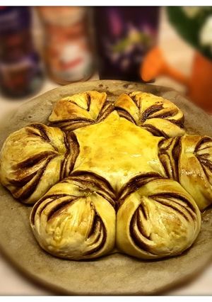 Hình của món Nutella Star Bread.