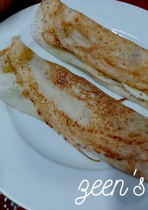 A picture of South Indian Masala Dosa.