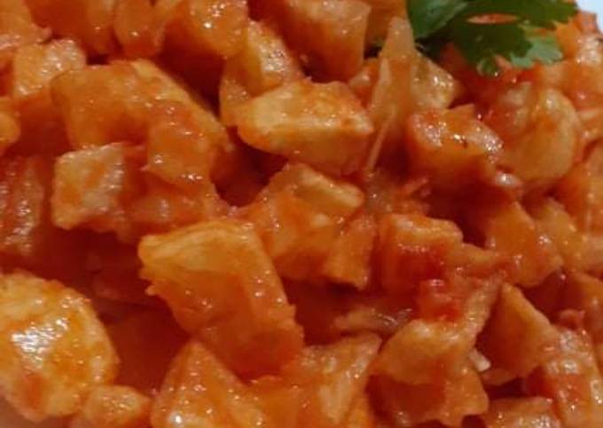 Pommes de terre a la sauce