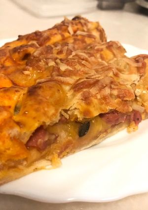 Una foto de Pizza doble 🍕