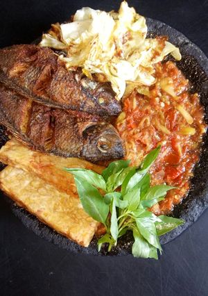 Foto resep Nila Goreng + Sambel Mangga