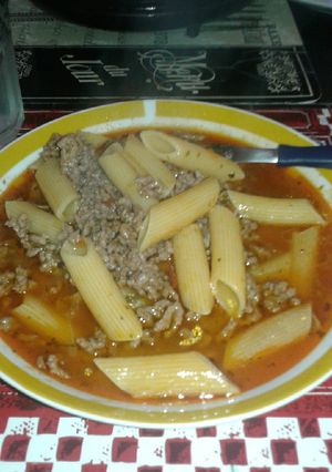 Una foto de Salsa boloñesa económica y rica