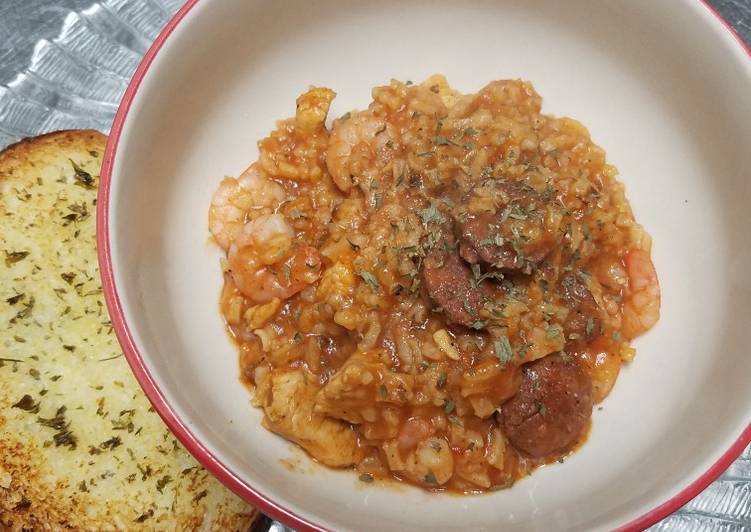 Steps to Prepare Perfect Quick jambalaya