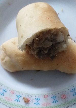 صورة لوصفة عيش فينو محشي لحمة مفرومه
