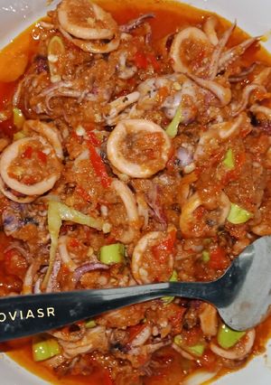 Foto resep Sambal Cumi Pete