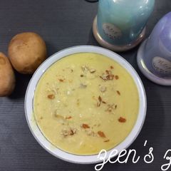 A picture of Sweet Potato and Potato Kheer.