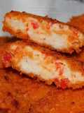Chicken Mayo Nuggets with Bell Pepper