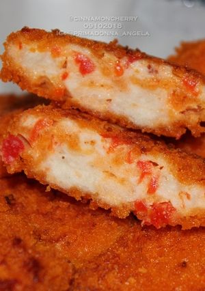 A picture of Chicken Mayo Nuggets with Bell Pepper.
