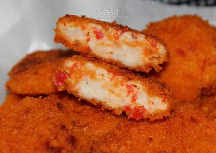 Chicken Mayo Nuggets with Bell Pepper